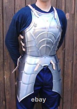 Half Body Armor Medieval Suit Steel Cuirass Knight SCA Warrior 18GA Larp LARP