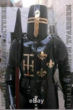 Halloween Armour Medieval Wearable Knight Crusader Full Suit Of Armor Collectibl