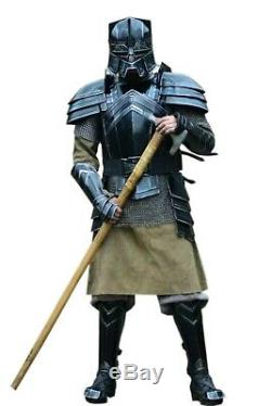 Halloween Medieval Handcraft Larp Moria Full Suit Of Armor Knight Lotr Cosplay C