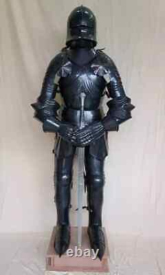 Halloween Medieval Knight Full Body Suit Of Armor Gothic Combat Full Body Armor