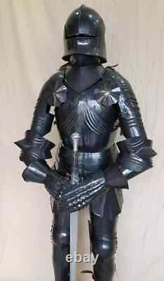 Halloween Medieval Knight Full Body Suit Of Armor Gothic Combat Full Body Armor