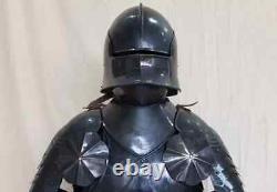 Halloween Medieval Knight Full Body Suit Of Armor Gothic Combat Full Body Armor