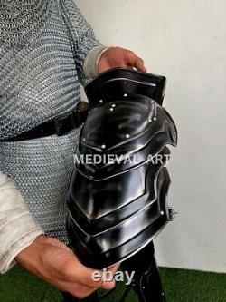 Halloween Medieval Knight Gorget pauldron Armor Suit Bracers Armor Larp Cosplay