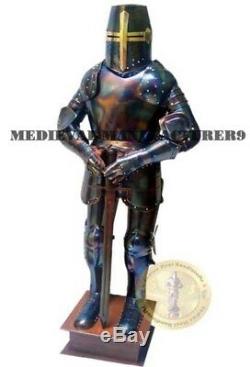 Halloween Medieval Knight Suit Of Armor Combat Full Body Armour Suit With Stand