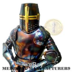 Halloween Medieval Knight Suit Of Armor Combat Full Body Armour Suit With Stand