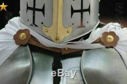 Halloween Medieval Knight Suit Of Templar Armor Combat Full Body Armour Style