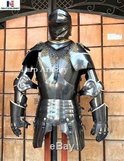 Halloween Medieval Times Knight Suit Of Armour Costume Wearable Halloween Costum