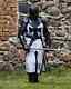 Halloween Suit Medieval Black Templar Knight Full Body Set Armour Cosplay