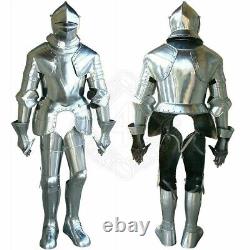Halloween X-Mas Armour Medieval Wearable Knight Crusader Full Suit Of Armor LO69