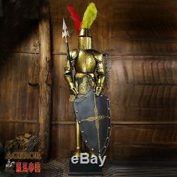 Hand-Made Iron European Crusader Suit of Collectibles Armor Medieval Knight 6.5