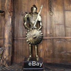 Hand-Made Iron European MEDIEVAL KNIGHT CRUSADOR SUIT OF METAL ARMOR 4.4