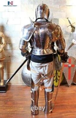 Iotcarmoury Medieval Knight Suit of Armor Costume LARP Wearable Authentic