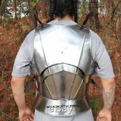 Knight Armor Medieval Warrior suit German Gothic Body Jacket Breastplate Replica