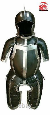Knight Armor Medieval warrior Half Body Armor Costume SCA LARP Suit