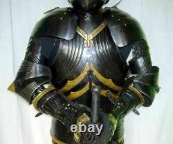 Knight Larp Crusader Halloween Armor Suit Medieval Reenactment Armour suit