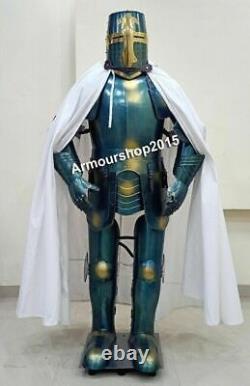 Knight Medieval Black Suit Of Armor Combat Full Body Halloween Armor