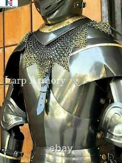Knight Suit of Armour Medieval Times Costume Wearable (without stand)