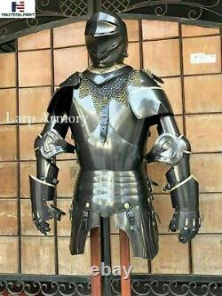 Knight Suit of Armour Medieval Times Costume Wearable (without stand)