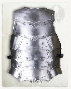 LARP 18GA Steel Medieval Knight VLADIMIR TORSO Full Suit Of Armor Warrior