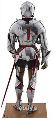 LARP Medieval Knight Suit Of Armour Steel Wearable Armour Reenactment Costume