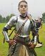 Lady Armor Suit, Medieval Knight Warrior Female Cuirass Steel Armor, best gift