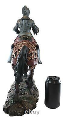 Large 18 Tall Medieval Royal Calvary Knight Statue Suit of Armor Figurine Resin