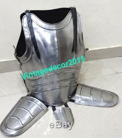 Large Medieval Breast Plate Body half suit Armor Knight Armor Jacket