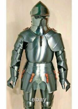 Larp Crusader Wearable Armor Medieval Gothic Vintage Knight Body Of Armour Suit
