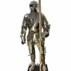 Larp Halloween Wearable Armor Medieval Gothic Vintage Knight Body Of Armour Suit
