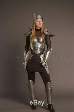 MEDIEVAL Knight Elf Lady Full Armor Suit With Cuirass/Shoulder/Skirt/Bracers