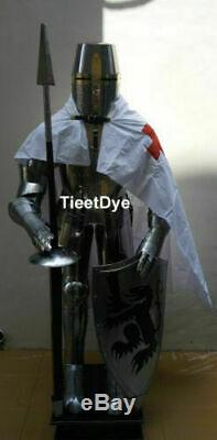MEDIEVAL WEARABLE KNIGHT CRUSADOR FULL SUIT ARMOUR COLLECTIBLES ARMOR Hallowenwe