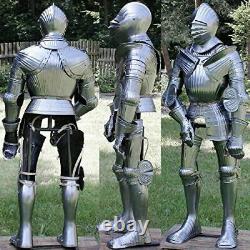 Maximilian Armor With Closed Helmet Rare Medieval Knight Suit Of Templar Armor