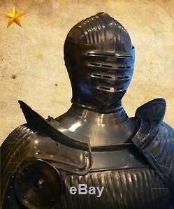 Maximilian SCA LARP Rare Medieval knight's Full Body Armor Suit Warrior Armour