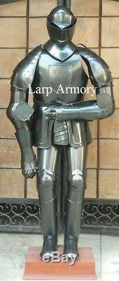Medieval 15th Century Combat Full Body Armour With Stand Knight Suit of Armor