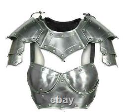 Medieval 18GA Steel Knight Queen Lady Woman Half Body Armor Armor Suit