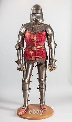 Medieval 20th century. Etched Spanish Full Suit of Armor Knight Crusader Armor