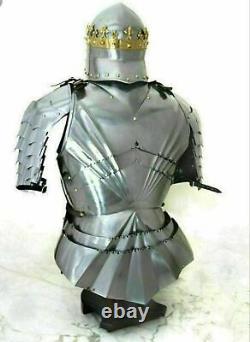 Medieval Antique Fully Wearable Gothic Half Suit Of Armor Knight Cuirass Costume