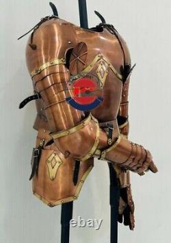 Medieval Armor Gothic Half Suit of Armor Breastplate Knight Armor Costume