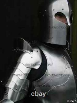 Medieval Armor Knight Half Suit Body Larp Steel Warrior Full Gothic Costume