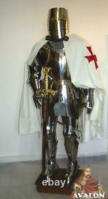 Medieval Armor Knight Suit Templar Toledo Armour Combat Full Body Costume