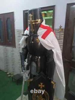 Medieval Armor Knight Suit Wearable Antique Crusader Combat Full Body Armour