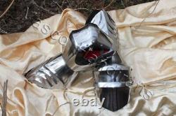 Medieval Armor Suit Gauntlets Steel Gothic Knight Finger Gloves SCA LARP Gloves