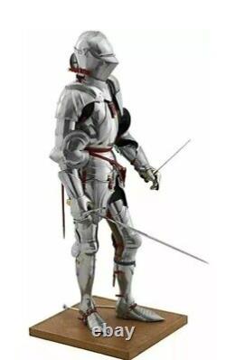 Medieval Armor Suit Gothic Knight Full Body Armour Wearable Crusader Combat Gift