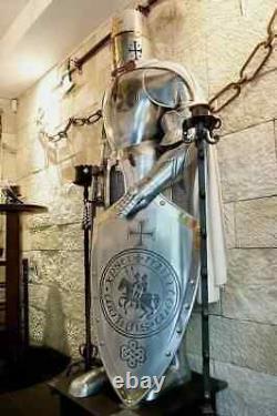 Medieval Armor Suit Templar Wearable Crusader Full Body Armour Knight Costume