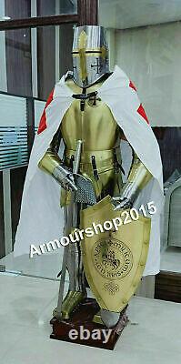 Medieval Armour Knight Wearable Full Body Suit Of Armor Halloween Day Costume