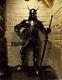 Medieval Black Armor Suit Wearable Knight Gothic Full Body Armour WithHorn Helmet