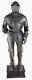 Medieval Black Knight Suit of Armor Full Size Aged Finish Reenactment Replica
