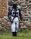 Medieval Black Templar Knight Full Body Set Armour Cosplay Halloween Custom Suit