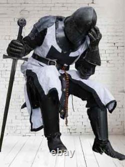 Medieval Black Templar Knight Full Body Set Armour Cosplay Suit