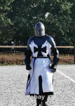 Medieval Black Templar Knight Full Body Set Armour Cosplay Suit